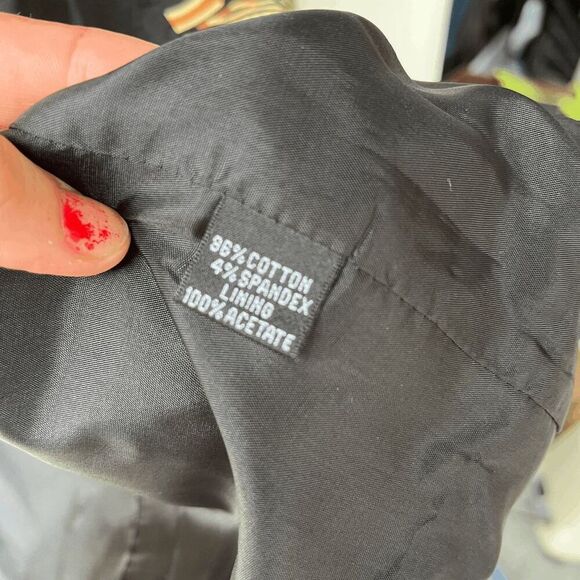 Ellen Tracy Blazer 14 NWOT Tribal Print Cotton Blend Long Jacket - Picture 7 of 8